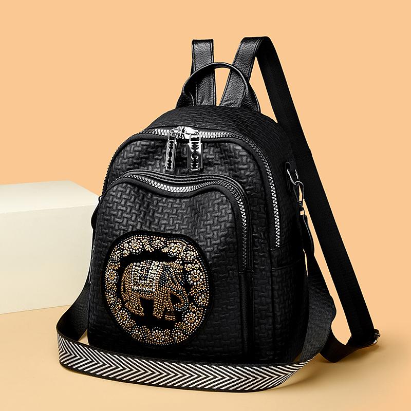 Multifunction Women Backpacks Pu Leather High Quality Water-Repellent Backpacks For Teenage Girls Female School Shoulder Bags