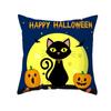 Halloween decorative cushion funny cat pillow sleeve is suitable for home living room sofa waist cushion bedroom decoration