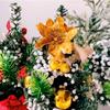 Decorative Mini Christmas Tree with Base Artificial Mini Christmas Trees  Kitchen Dining Table