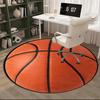 Flame Sphere Energy Round Carpet Chair Cushion Round Entryway Rug, Soft Round Rugs for Living Room, Bedroom, Circle Carpet Decor Gifts