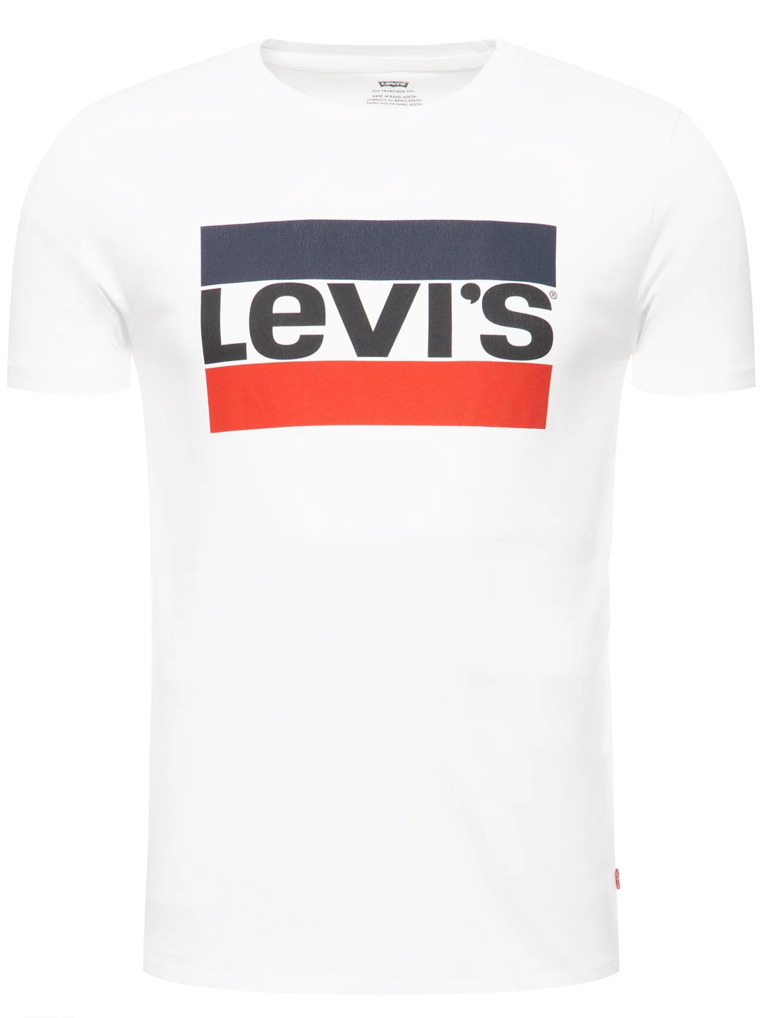 Levi's Herren Weiß – Es T-Shirt Mit Logo Für Die Sportbekleidung - Bild 3