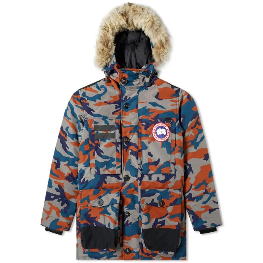 Canada Goose Coats Men`s Camouflage Red