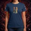 H Is for Horror T-Shirt | Women’s Alphabet Letter Tee | Short Sleeve Cotton T Shirt– Monsters and Vampires Writhe In This Monogram Glyph