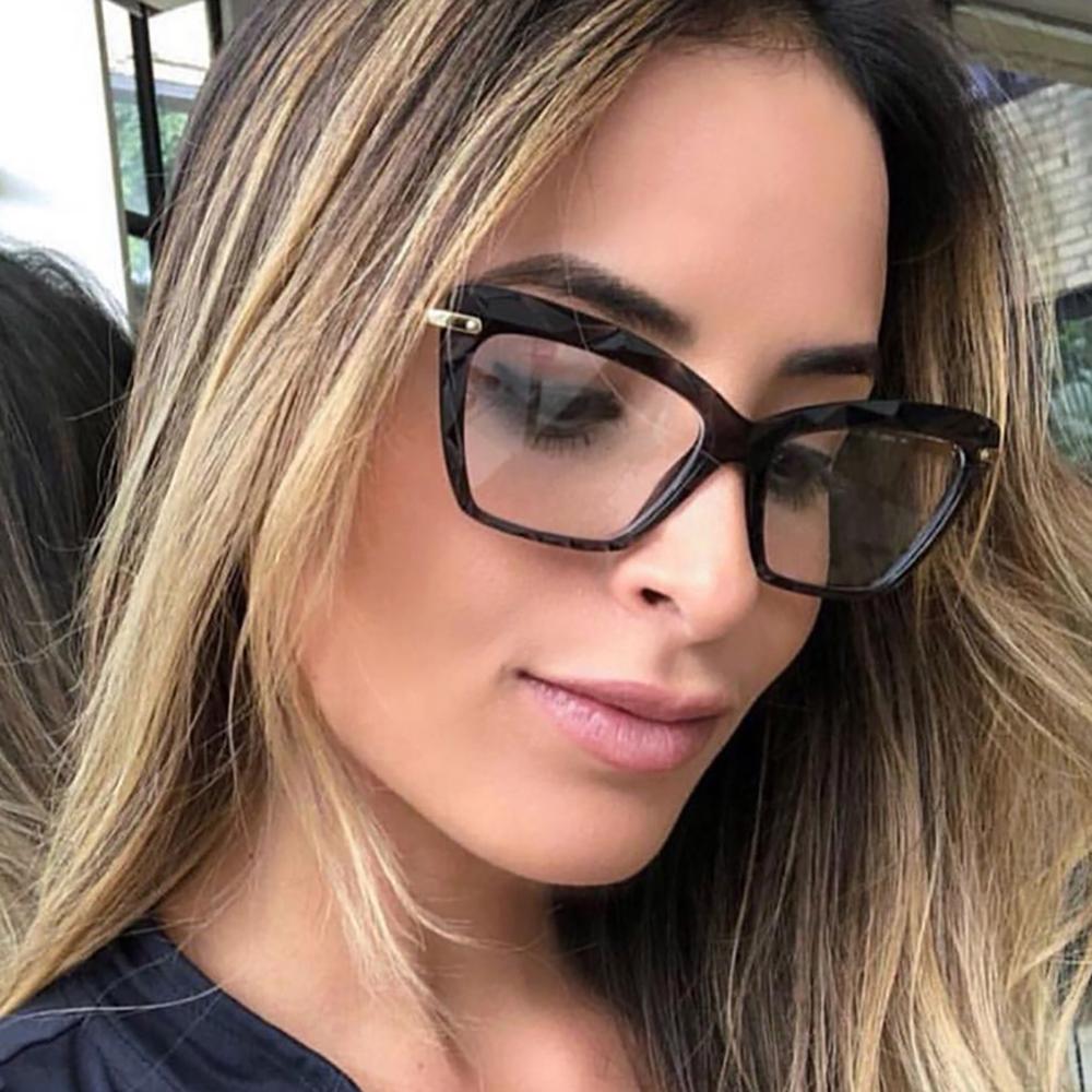 

VIVIBEE Women Cat Eye Anti Blue Ray Glasses 2025 Trending Cateye Black Frame Blue Light Blocking Computer Female Eyeglasses