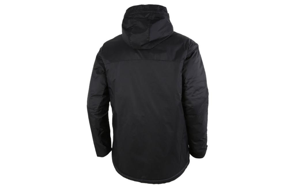PUMA Fleece Lined Thermal Logo Windproof Casual Sports Hooded Puffer Jacket Winter Men's Black 657747-03