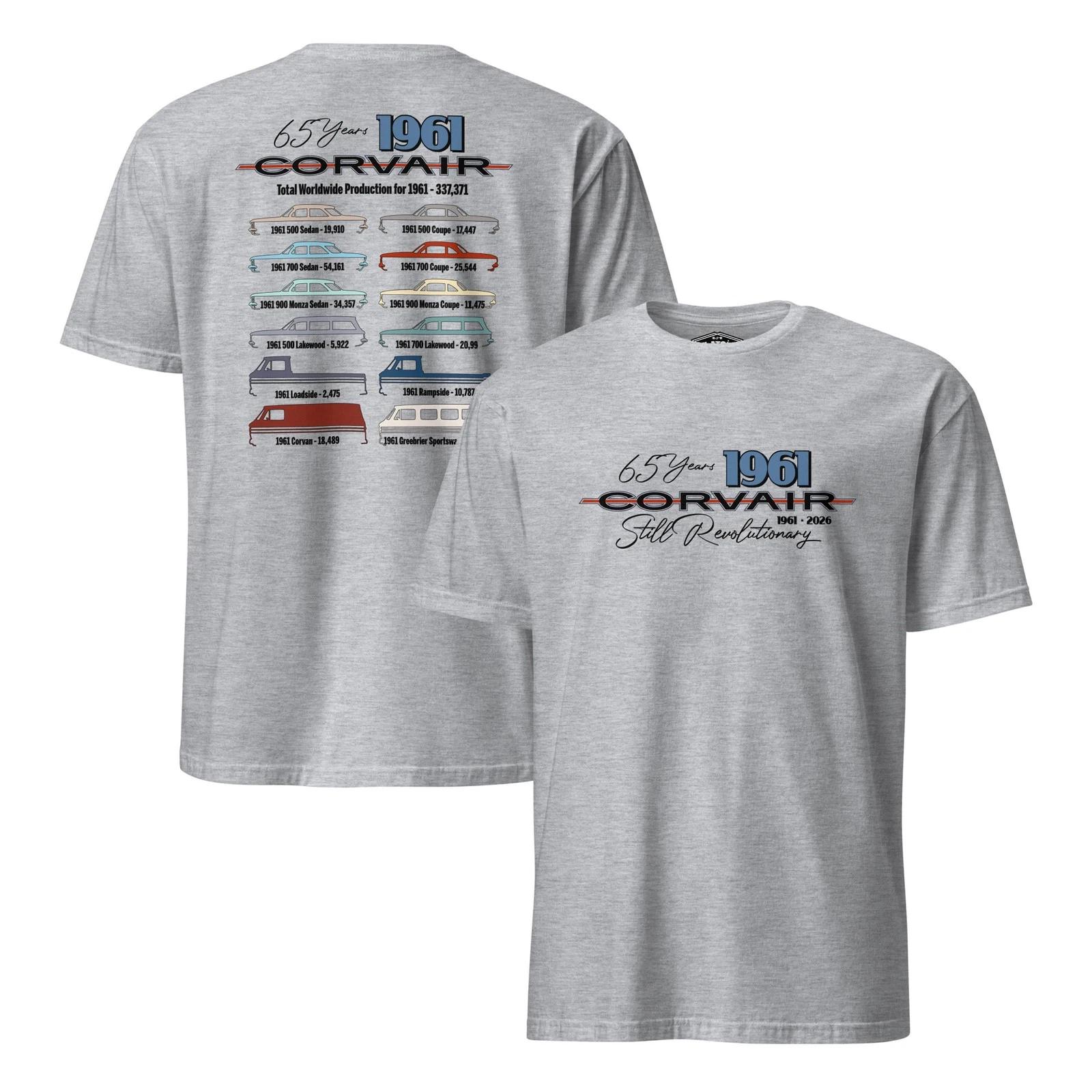 Corvair 1961 65th Anniversary Short-Sleeve T-Shirt 3XL