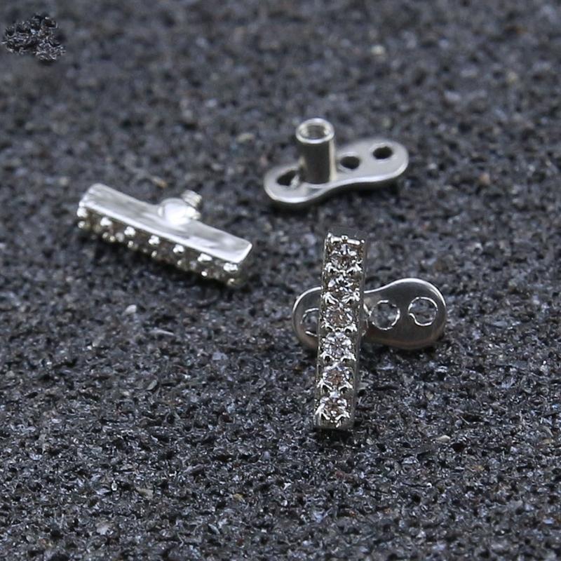 Pair Of Geometric 316L Stainless Steel Body Jewelry Geometric Body Studs For Unique Fashion And Style Expression