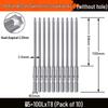 Nigao S2 Torx 801 Electric Screwdriver Bit, Solid Star-Shaped, 5mm Round Shank.