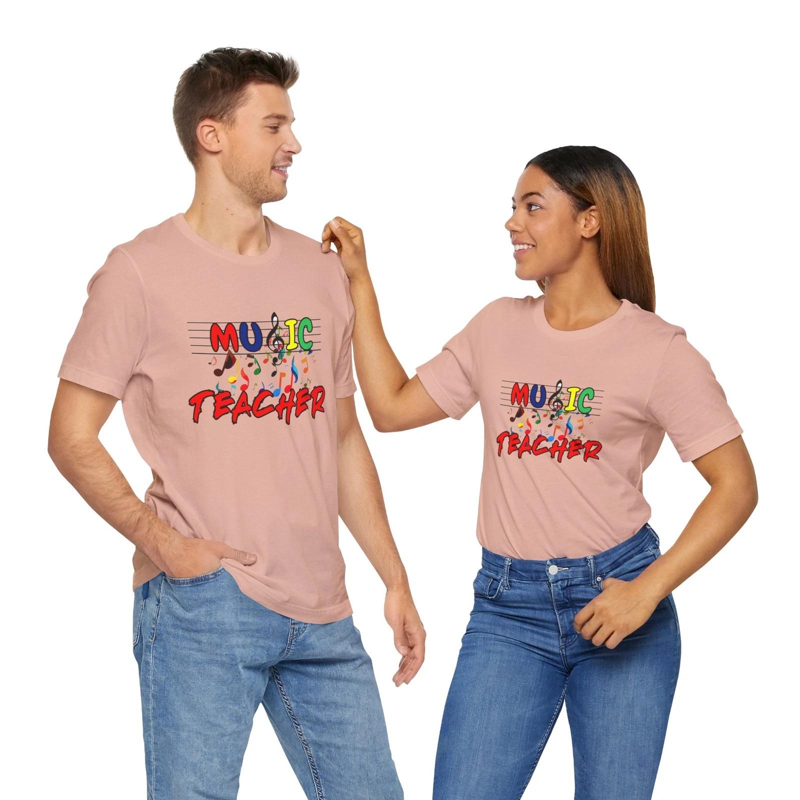 Music Teacher T-Shirt Fun art Tutors Professional Teaching Learning Instruments S