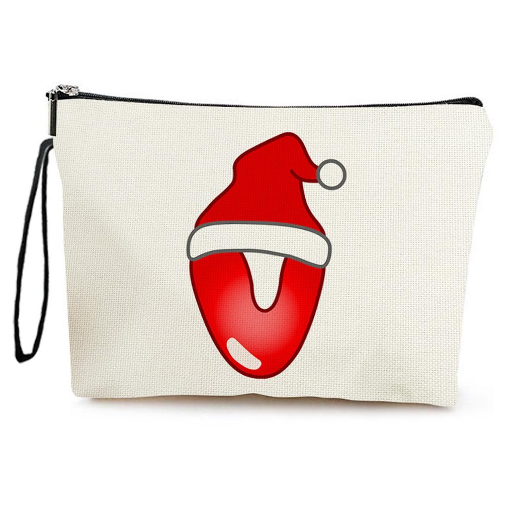 Christmas Candy Cosmetic Bag Women's Portable Storage Bag