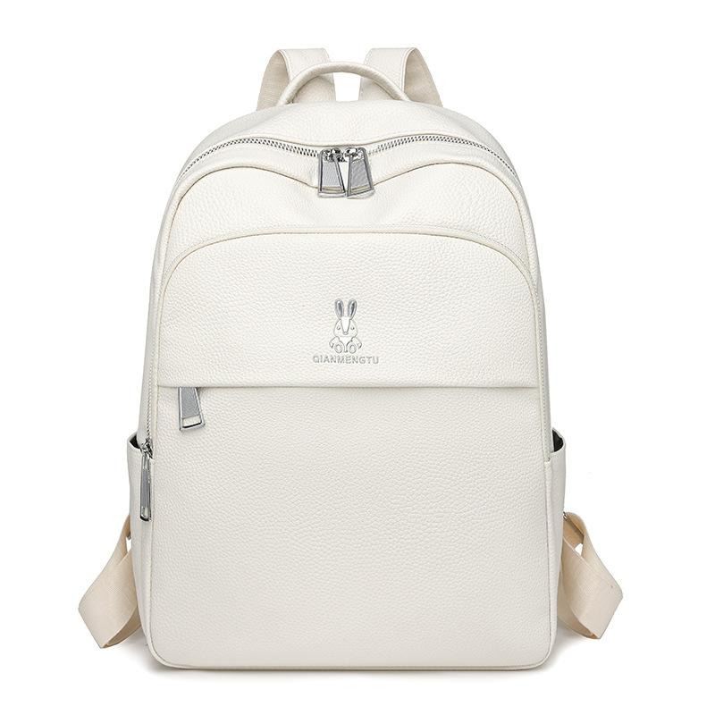 

Рюкзак большой вместимости Легкий школьный рюкзак Студенческий рюкзак белый