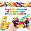 Giocattoli colorati da spremere Flowstone con colori texturizzati. Texture Morbida, Rimbalzo Lento Verso l'Alto, Giocattolo Regalo Perfetto per Alleviare lo Stress