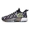 Anta Attack 3 Anti-Slip Shock Absorbing Durable Low-Top Basketball Shoes Men Sneakers Black White Gray 112131609-2