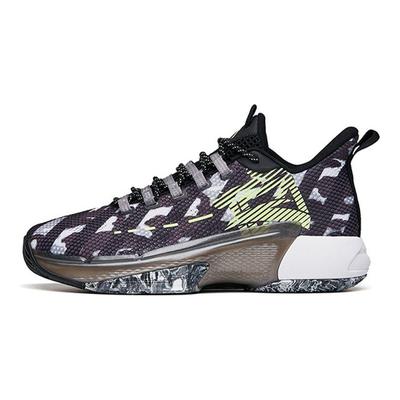 Attack 3 Zapatillas de Baloncesto Antideslizantes, Amortiguadoras, Duraderas, de Caña Baja para Hombre, Zapatillas Deportivas Negras, Blancas, Grises 112131609-2