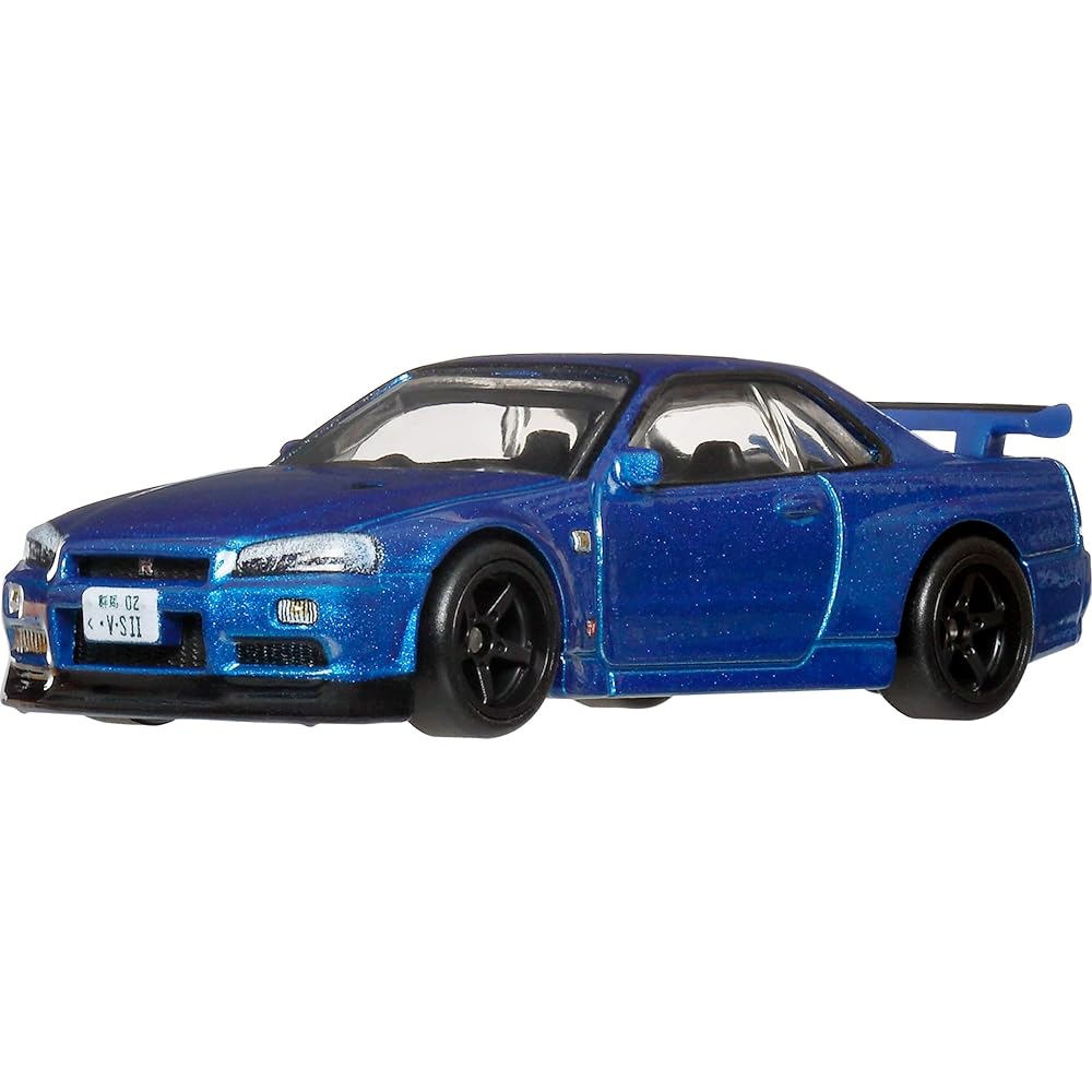 

Hot Wheels Car Culture Timeless Icons Nissan Skyline GT-R V-Spec II Toy Vehicle Miniature Blue