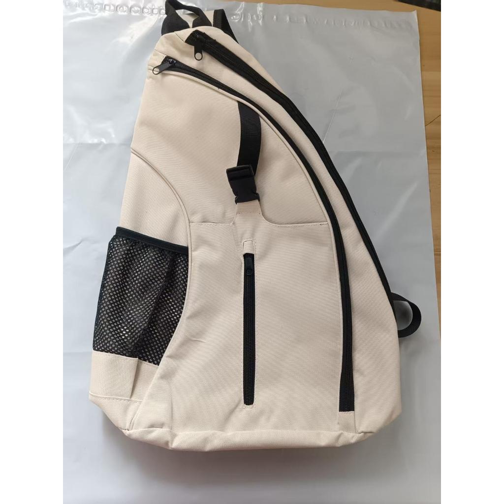 Bolso de Hombro de Tenis con Soporte para Raqueta - Múltiples Compartimentos para Guardar Accesorios de Tenis y Bádminton, Bolsillo de Malla para Guardar Pelotas