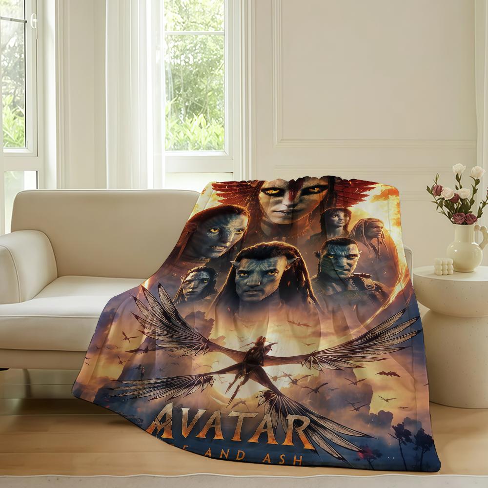 Fantasy-Film A-avatarS Decke für Sofa Büro Bett Flugzeug Reisen Schlafen Lesen Entspannen Camping Weich und Warm