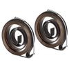 2Pcs Bench Drill Press Return Spring Chromeplate Robust Stable Quill Feed Return Coil Spring
