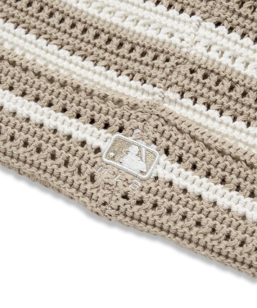 Emelbi Summer Stripe Meow Beanie Bos (Sand)