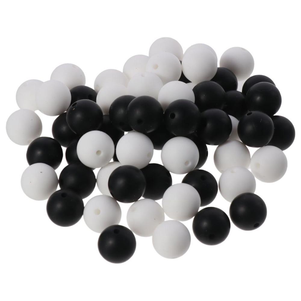 

60шт красочные силиконовые бусины розовые 15 мм силиконовые бусины DIY ремесла розовые силиконовые бусины серьги