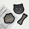 3pcs Earphone Key Organizer Kitten Jewelry Tray Jewelry Storage Plate  for Rings and Earrings