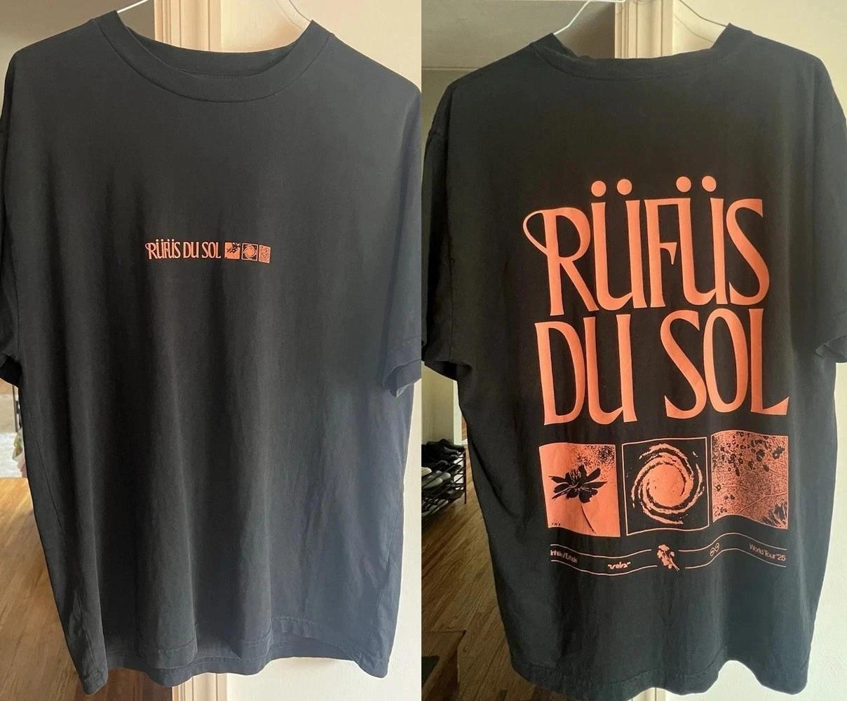 NEW!!! Rufus Du Sol World Tour2025 Concert T-shirt 21D305 M