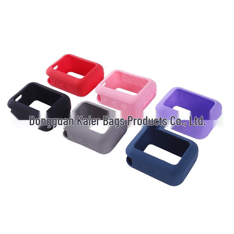 Gold Brick Soft Silicone Case for JBL GO4 Bluetooth Speaker - Portable Protective Storage Bag