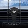 Supporto Automatico per Telefono a Gravità Supporto con Clip per Bocchetta d'Aria per Auto Supporto per Telefono Cellulare Per Nissan X-trail Qashqai Note Juke Sentra Patrol Navara