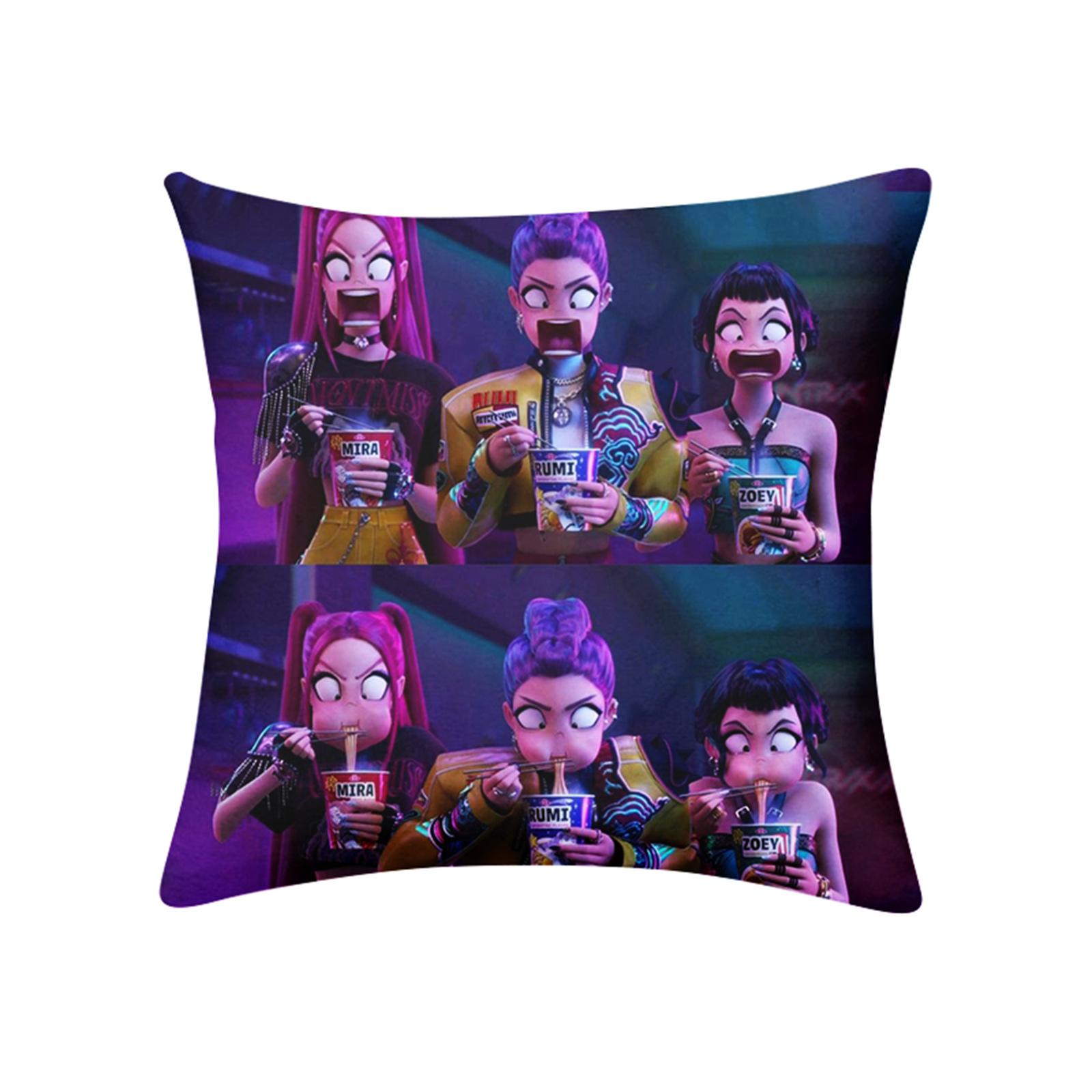 

Halloween Printed Pillowcase Square Pillowcase Sofa Pillowcase No Core Comfortable Pillowcase One Size