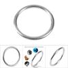304 Stainless Steel Boat Marine Welded Ring O Round Ring Polished Circle 6*80mm
