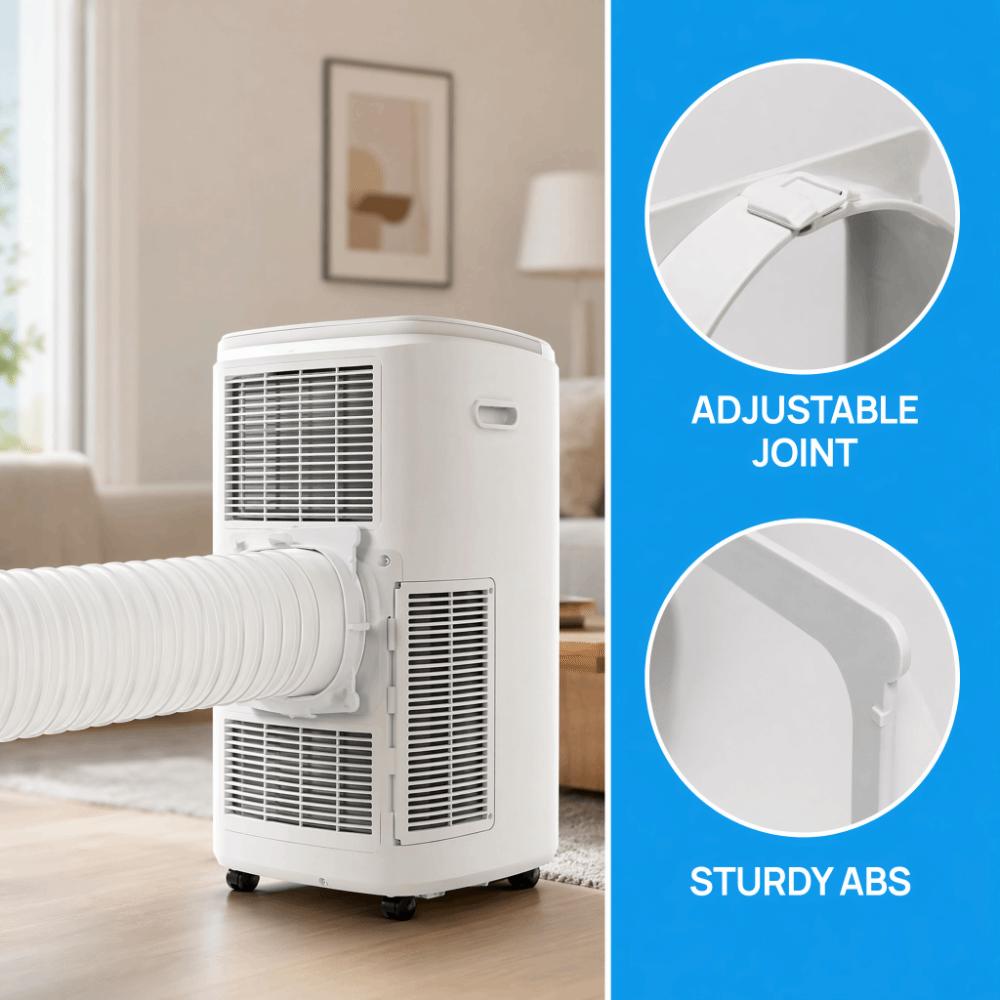 Flanged Base Air Conditioner Adapter for Midea 1P KY-25 Cooling Ventilation Setup