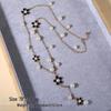 Korean Style Floral Tassel Sweater Chain: Luxurious Long Necklace for Autumn and Winter