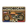 Vintage Motocykl Dekorativní Kovová Deska Plakát Rezavá Ošuntělá Plechová Značka Garáž Bar Nástěnná Dekorace Řemesla Plaketa Plechové Značky