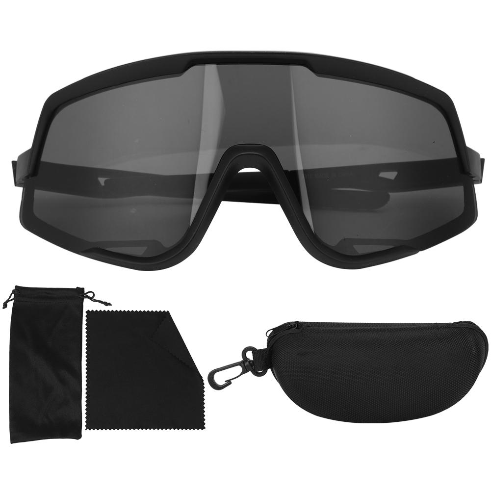 

Outdoor Sports Glasses Windproof Cycling Goggles Bicycle Sunglasses for Women Men(Black FrameGray Lens )