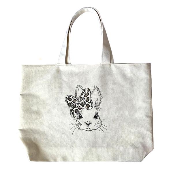 

Shopper with embroidery Rabbit with bow LB786 NeedleWoman Beige (39681001) бежевий