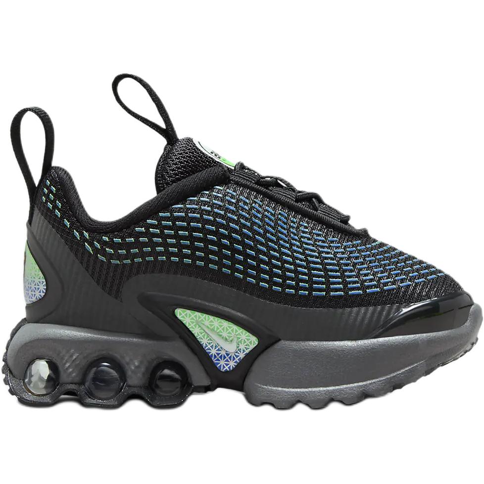 Nike Air Max DN TD Hyper Cobalt Rage Green Baby Sneakers Black White Cool-Grey FN4452-010
