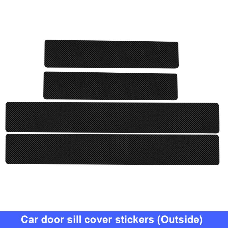 Vtear Car Interior Door Sill Stickers Cover Decoration Exterior Pad Trunk Rear Bumper Mat Accessories Parts For Voyah FREE 2024