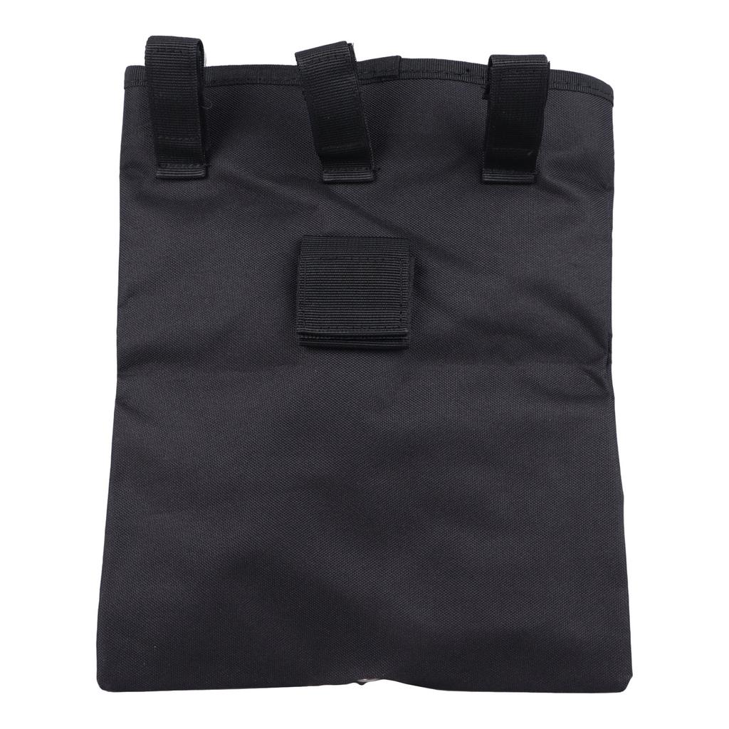 Venkovní Molle Velká Recyklační Taška Černá Recyklační Kapsa Nylon Velké Drobnosti Recyklační Tašky Černá