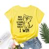 CUTE CAT Fashion Cotton T-Shirt Short Sleeve Round Neck Women 2d Print Tops