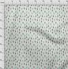 oneOone Cotton Flex Dark Teal Green Fabric Ocean Fish Dress Material Fabric Print Fabric By The Yard 40 Inch