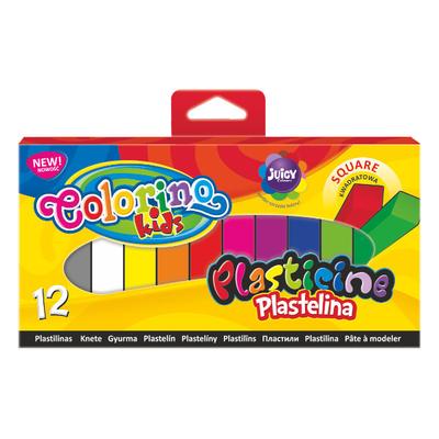 Plastelina Colorino 12 Kolorów Kwadratowa