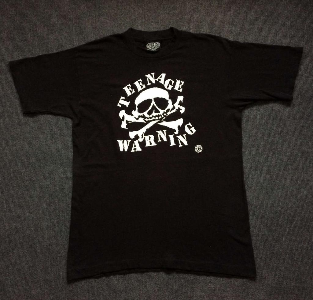 Vintage Teenage Warning 90s 80s Original Rare T Shirt