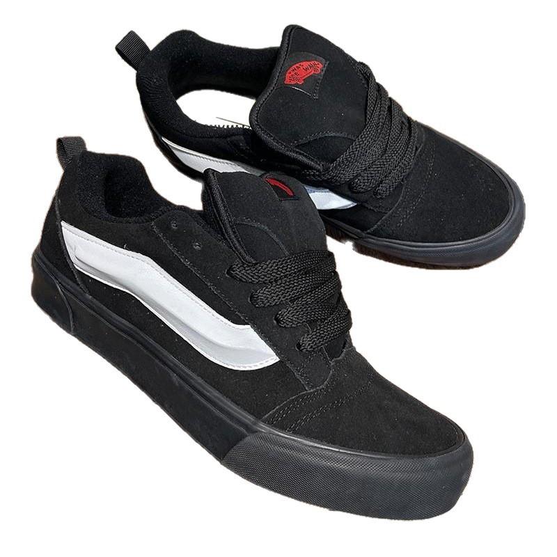 Knu skool scarpe da pane a taglio basso scarpe da skate Darth Vader scarpe casual linguetta spessa scarpe da coppia