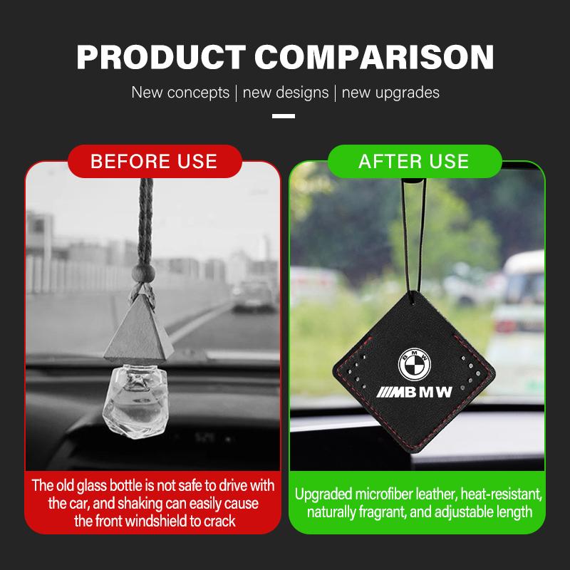 OOYR4 Car Fragrance Pendant Air Freshener Aromatherapy Perfume Tablet For BMW M 1 3 4 5 6 7 Series X1 X3 X4 X5 G20 G38 F48 E36 E39
