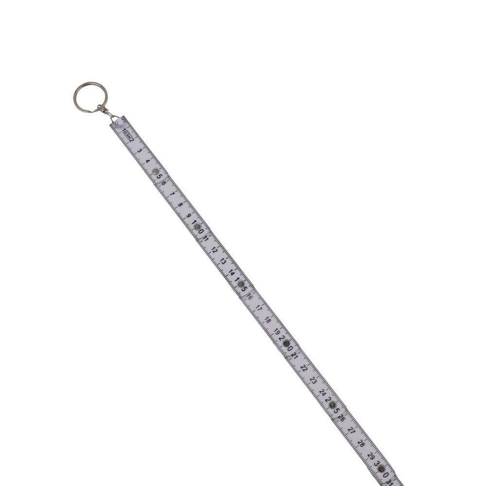 50cm Plastic Folding Key Finder Fold Measure Carpenter Measuring Tool Key Chains Key Ring