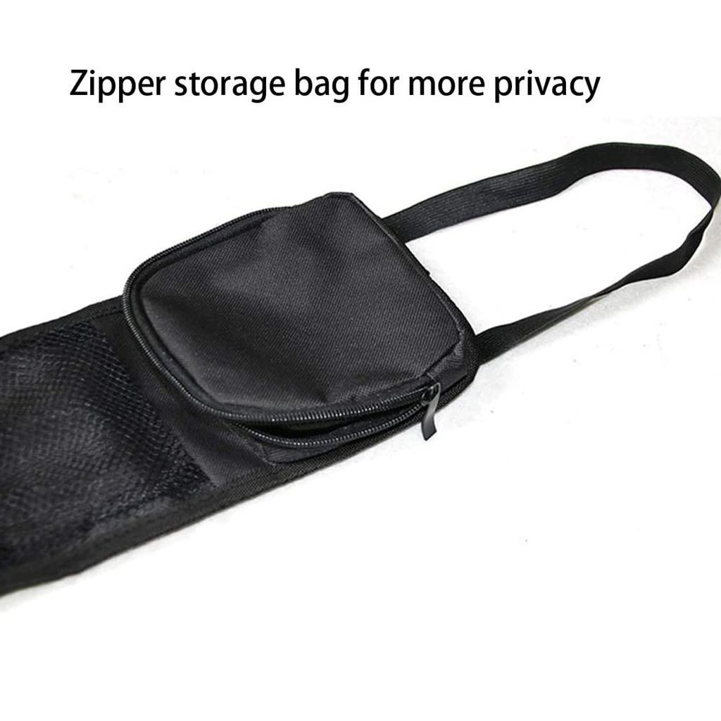 Auto Car Seat Side Net Mesh Storage Bag Key Phone Holder Pocket Organizer Red