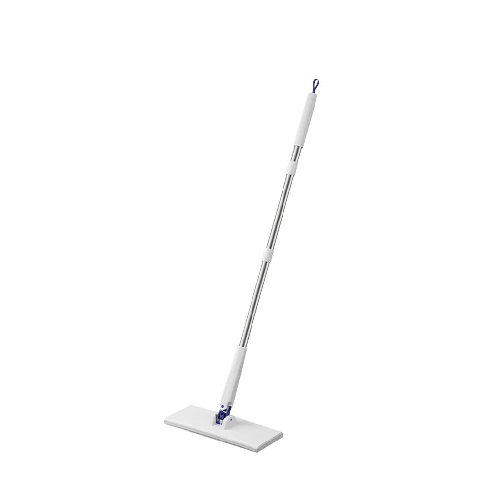 Mop Convenient Cloth Changing Mop With Hands-Free Cloth Release, No Touching Snaps Grip Mops For Wet & Dry Cleaning, Lightweight Snaps For Corners
