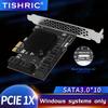 PCIE SATA Erweiterungskarte PCI-E 1X auf 2-20 Ports SATA3.0 Adapter PCI E SATAIII Controller PCI Express Multiplikator mit SATA-Kabeln