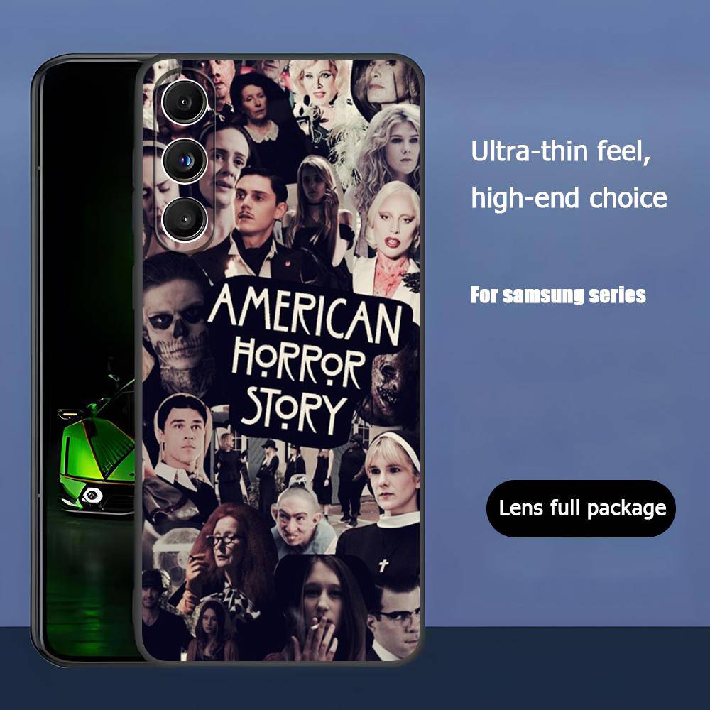 American Horror Story TV Luxus Schwarzes Handyhülle Für Samsung Galaxy S23 S24 S25 Ultra S22 Plus S21