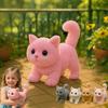 Realistisches Plüschkatzen-Spielzeug für Kinder Lebensechter Kätzchen-Plüschtier-Puppe Kleinkinder Jungen Mädchen Pädagogisches Simulations-Tier-Spielzeug Feiertags-Geburtstags-Geschenk